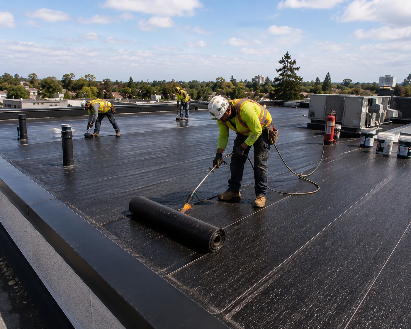 Roofing systems service
